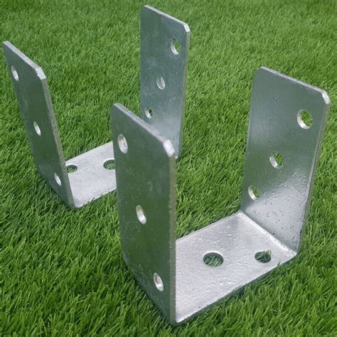 u shaped metal post fence brackets|galvanised fence brackets for wood.